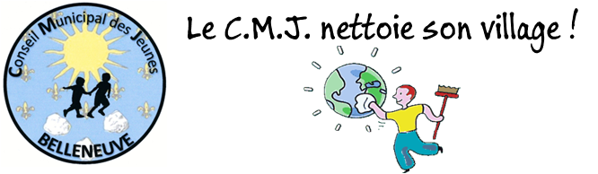 Logo CMJ - nettoyage de la planète
